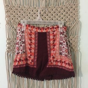 hollister floral shorts